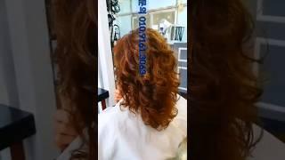 중년여성 하이레이어(지라시) 백모염색(부분탈색) 아이롱펌#창원마산 #단발레이어드펌#아이롱뿌리볼륨