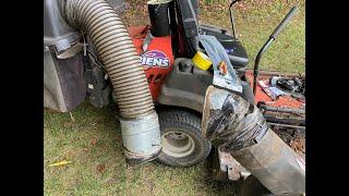 OldGuyDIY Fix Extend Lawn Mower Leaf Discharge Chute With $1 Plastic Paint Can Body Easy Open Unplug