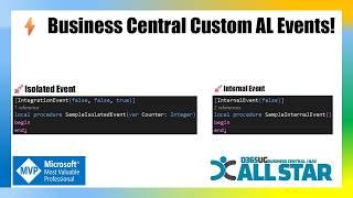 ️ How to Create Custom Events in Business Central AL Code {Part 2}