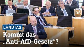 „Demokratiepaket“ sorgt für Diskussionen im Hessischen Landtag | hessenschau