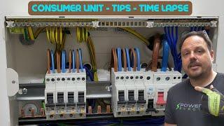 Apparently its easy to install a consumer unit ??? Full run through - TIPS - TRICKS - BAD HABITS???