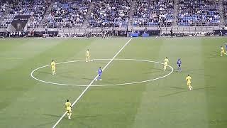 Marino Hinestroza of the Columbus Crew scores vs. CF Montreal (Impact) 5/15/24