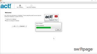 Act! Training Videos - Setting Up a Database