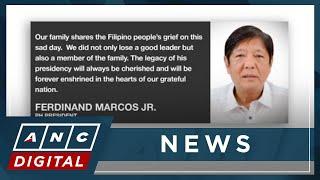 Bongbong Marcos, Sara Duterte mourn passing of ex-Pres. Fidel V. Ramos | ANC