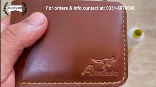 Hand Made Genuine Leather Bifold Wallet - Sialkot - Pakistan