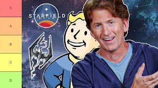 All Major Bethesda Games Tier List INCLUDING Starfield! Where Does It Rank?