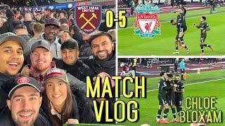 DIAZ, GAKPO, SALAH, TRENT & JOTA SCORE AS REDS SMASH THE HAMMERS! WEST HAM 0-5 LIVERPOOL |MATCH VLOG