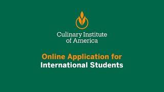 How-To: Completing Your Online Application for International Students