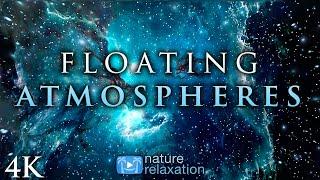 Floating Atmospheres [4K] 2.5HR Space Voyage + Calming Music for Relaxation