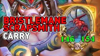 Bristlemane Scrapsmith Taunt Build Was So Good | Dogdog Hearthstone Battlegrounds