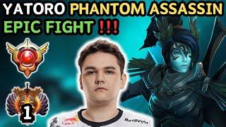  Insane Ancient Fight - Rank 1 YATORO PHANTOM ASSASSIN Hard Carry  Grandmaster Tier - Dota 2