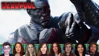 Reactors Reactions to DEADPOOL FIGHTS COLOSSUS | Deadpool (2016)