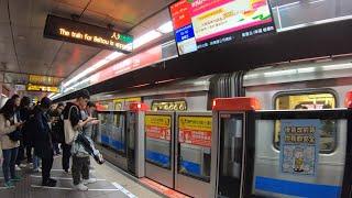 Taipei Main Station during Friday Evening Rush Hour (Q Square, MRT Station, Taipei City Mall)