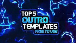 TOP 5 2D OUTRO TEMPLATE [ENDSCREEN NO TEXT]