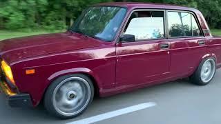 LADA 2107. STANCE в ОРЕНБУРГЕ. ЛЮТЫЙ СТИЛЬ на ШИРОКИХ ДИСКАХ.