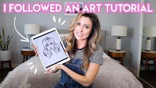 DISNEY ARTIST FOLLOWS AN ART TUTORIAL