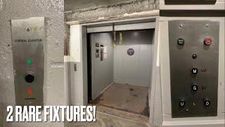 2 RARE FIXTURES! Otis/General Hydraulic Freight elevator @ Westfield Trumbull Mall - Trumbull, CT