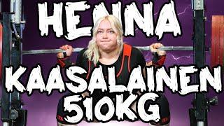 Henna Kaasalainen | 510kg Yhteistulos | EM-Hopea 2022