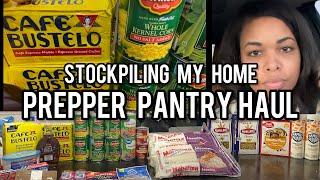 WALMART PREPPER PANTRY HAUL! DOLLAR TREE PREPPER PANTRY HAUL