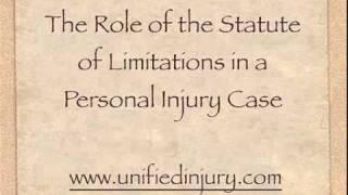 The Role of the Statute of Limitations in a Personal Injury Case