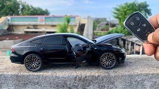 Unboxing of Scale 1:24 Model Audi A7 Black | Scale 1/24 Model | Miniature | DIY | ARJUN TOY WORLD |