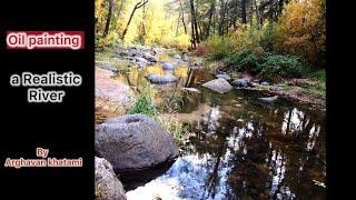 Oil Painting a Realistic River | by Arghavan Khatami |  Time Lapse