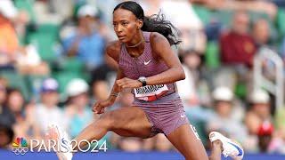 Dalilah Muhammad ROLLS onto 400m hurdles semifinal at U.S. Trials | NBC Sports