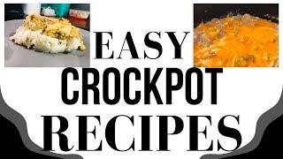 EASY DUMP & GO CROCKPOT DINNERS | TASTY SLOW COOKER RECIPES! | PATTERSON FAMILY HOME