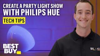 Creating a Party Light Show with Philips Hue - Tech Tips from Best Buy