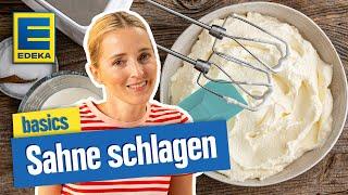 Sahne richtig schlagen | EDEKA Basics