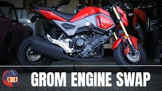 Honda Grom Engine Swap: Twice the Engine for Twice the Price - CBR 250cc / 300cc How-To