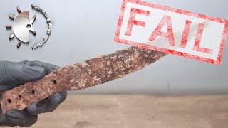 Knife FAIL Restoration [Too Much Rust]