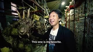 13News gets a behind-the-scenes look at the Tokyo warehouse storing Godzilla memorabilia