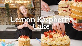 Lemon Raspberry Cake Recipe | Jane’s Patisserie