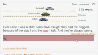 TypeRacer 98 wpm.avi