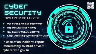 Cyber Security Tips From Kotapride Digital Marketing Agency