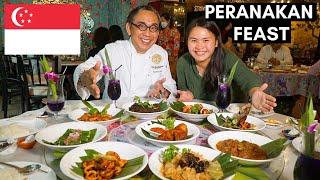 Crazy Rich PERANAKAN Food in Singapore!! RARE Baba Nyonya Food You've Never Had Before!!