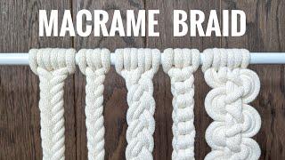 MACRAME BRAIDS TUTORIAL