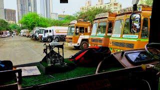 The biggest parking  bus and truck  || Mumbai ( mahalaxmi )cotangreen parking  ||