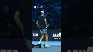 Jannik Sinner Slaps 163 KMH Forehand ‍