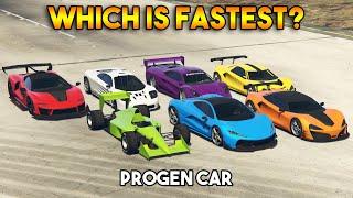 GTA 5 ONLINE : WHICH IS FASTEST PROGEN CAR?