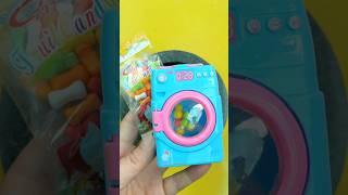 Crushing washing machine candy, ASMR video #shorts