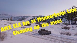 AMX ELC bis at Mannerheim Line. Cleaning up. (what would we beeee without an ELCeeee!)