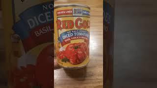 Red Gold Diced Tomatoes Basil, Garlic & Oregano review