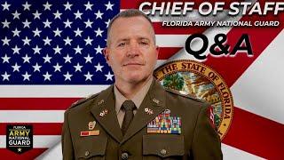 Chief Of Staff Interview Florida Army National Guard #FAQ