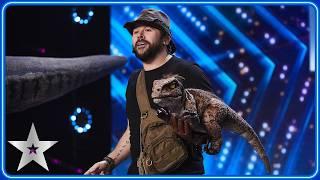 Ranger performs 'Gangnam Style' with DINOSAUR pals! | Unforgettable Audition | Britain’s Got Talent