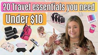 20 Travel Essentials under $10 | Summer 2024 | #budgettravel