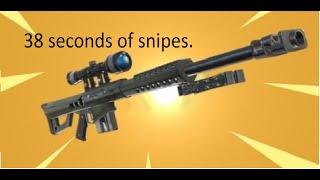 38 seconds of snipes.