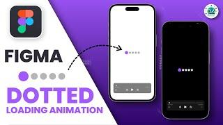 Creating Loading Animation (dotted Element) Using Figma