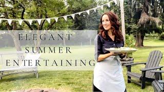 Thrifted & DIY'ed Summer Entertaining   Use what you have!!